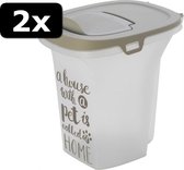 2x VOERCONTAINER STORY 6LTR