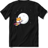 In Shiba inu we trust T-Shirt | Crypto ethereum kleding Kado Heren / Dames | Perfect cryptocurrency munt Cadeau shirt Maat 3XL