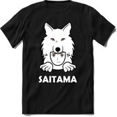 Saitama T-Shirt | Saitama Inu Wolfpack Crypto Ethereum kleding Kado Heren / Dames | Perfect Cryptocurrency Munt Cadeau Shirt Maat L