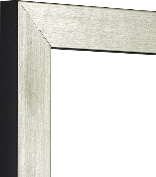 Cadre photo - Argent chaud - Effet rayures - Format photo 45x80 - ACRYLITE® antireflet - Art.nr. 10285145803