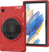 Samsung Galaxy Tab A8 2021 Hoes - Mobigear - Shockproof Serie - Hard Kunststof Backcover - Rood - Hoes Geschikt Voor Samsung Galaxy Tab A8 2021