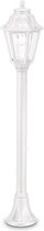 Ideal Lux Anna - Vloerlamp  Modern - Wit - H:110cm - E27 - Voor Binnen - Hout - Vloerlampen  - Staande lamp - Staande lampen - Woonkamer - Slaapkamer