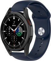 Strap-it Samsung Galaxy Watch 4 Classic 46mm sport band - donkerblauw