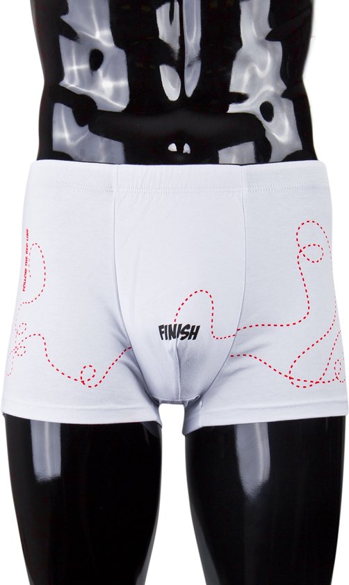 of bronzen In de naam Shots S-Line grappig ondergoed voor mannen Funny Boxers - Finish wit,rood |  bol.com