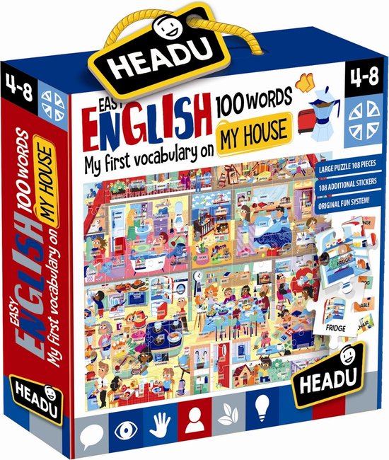 Afbeelding van het spel Headu Easy English 100 Words My House