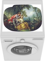 Wasmachine beschermer mat - De vier seizoenen: lente - Schilderij van Francois Boucher - Breedte 55 cm x hoogte 45 cm