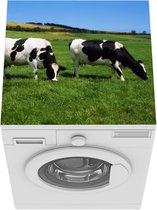 Wasmachine beschermer mat - Koeien - Dieren - Gras - Breedte 60 cm x hoogte 60 cm