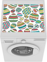 Wasmachine beschermer mat - Paaseieren - Patronen - Pasen - Breedte 55 cm x hoogte 45 cm