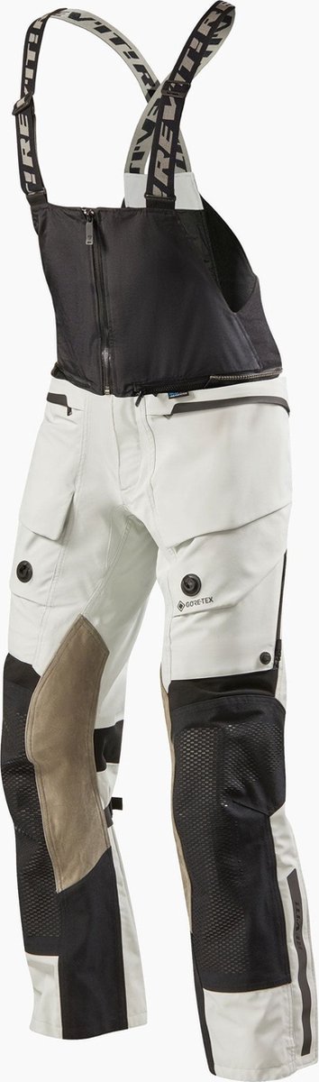 REV'IT! Dominator 3 GTX Silver Black Motorcycle Pants XXL