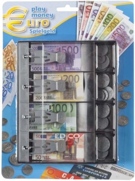 Winkeltje spelen nepgeld in kassalade speelgoed geld | bol.com