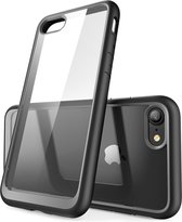 Peachy Stevige beschermhoes doorzichtig zwart iPhone 7 8 SE 2020 SE 2022 case