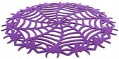 placemat spinnenweb 38 cm vilt paars