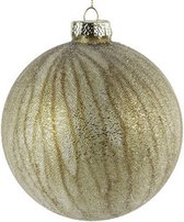 kerstbal Milly 10 cm glas goud