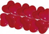 ballonnen hart 20,3 cm latex rood 10 stuks