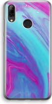 Case Company® - Huawei P Smart (2019) hoesje - Zweverige regenboog - Soft Cover Telefoonhoesje - Bescherming aan alle Kanten en Schermrand