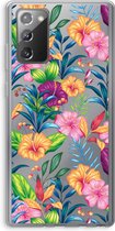 Case Company® - Samsung Galaxy Note 20 / Note 20 5G hoesje - Tropisch 2 - Soft Cover Telefoonhoesje - Bescherming aan alle Kanten en Schermrand