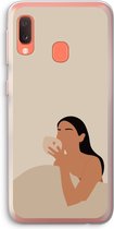 Case Company® - Samsung Galaxy A20e hoesje - Fresh coffee - Soft Cover Telefoonhoesje - Bescherming aan alle Kanten en Schermrand