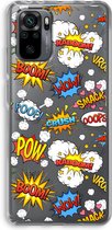 Case Company® - Xiaomi Redmi Note 10 Pro hoesje - Pow Smack - Soft Cover Telefoonhoesje - Bescherming aan alle Kanten en Schermrand