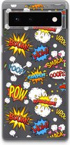 Case Company® - Google Pixel 6 hoesje - Pow Smack - Soft Cover Telefoonhoesje - Bescherming aan alle Kanten en Schermrand