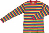 verkleedshirt Stripes heren longsleeve katoen maat XXL