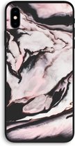 Case Company® - iPhone XS Max hoesje - Roze stroom - Biologisch Afbreekbaar Telefoonhoesje - Bescherming alle Kanten en Schermrand