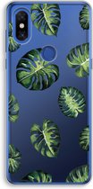 Case Company® - Xiaomi Mi Mix 3 hoesje - Tropische bladeren - Soft Cover Telefoonhoesje - Bescherming aan alle Kanten en Schermrand