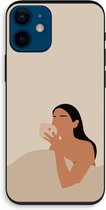 Case Company® - iPhone 12 mini hoesje - Fresh coffee - Biologisch Afbreekbaar Telefoonhoesje - Bescherming alle Kanten en Schermrand