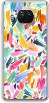 Case Company® - Xiaomi Mi 10T Lite hoesje - Watercolor Brushstrokes - Soft Cover Telefoonhoesje - Bescherming aan alle Kanten en Schermrand