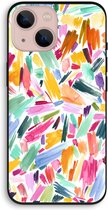 Case Company® - iPhone 13 hoesje - Watercolor Brushstrokes - Biologisch Afbreekbaar Telefoonhoesje - Bescherming alle Kanten en Schermrand