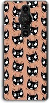 Case Company® - Sony Xperia Pro-I hoesje - Kat - Soft Cover Telefoonhoesje - Bescherming aan alle Kanten en Schermrand