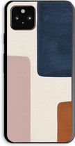 Case Company® - Google Pixel 5a 5G hoesje - Geo #5 - Soft Cover Telefoonhoesje - Bescherming aan alle Kanten en Schermrand