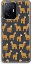 Case Company® - Xiaomi 11T hoesje - Alpacas - Soft Cover Telefoonhoesje - Bescherming aan alle Kanten en Schermrand