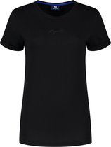 Rogelli Logo T-Shirt Sportshirt - Korte Mouwen - Dames - Zwart - Maat M