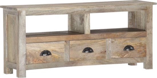 Medina Tv-meubel 110x30x50 cm massief mangohout