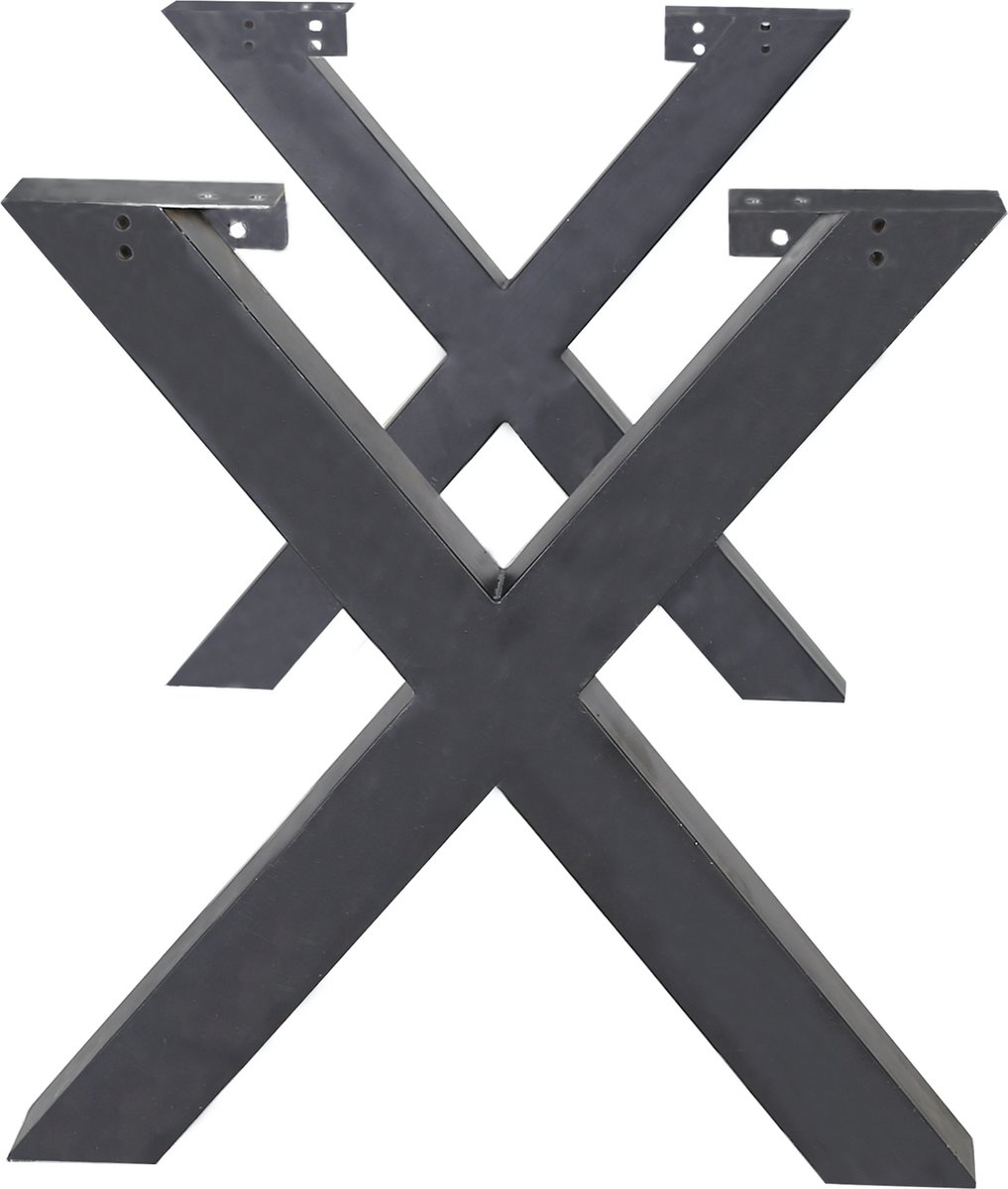 7-delige tuinset | 6 Oslo stoelen Black | 210x100cm Rock tuintafel