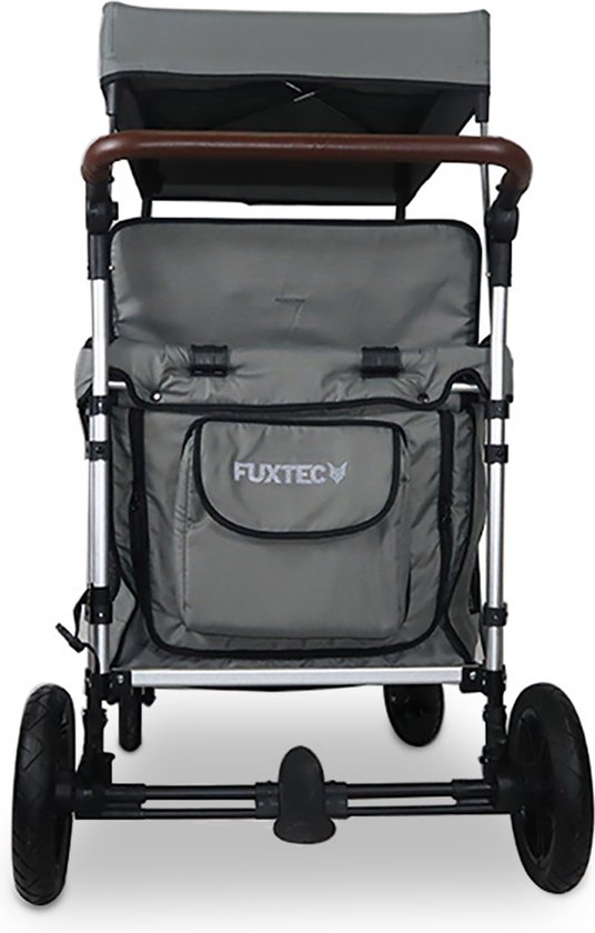 FUXTEC Bolderkar FX-CTXL900 - Opvouwbaar - grijs - nu voor maximaal 4 kinderen
