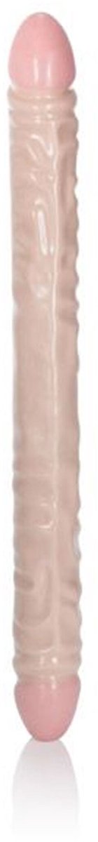 Dubbele Dildo Levensecht met Aders - 46 cm