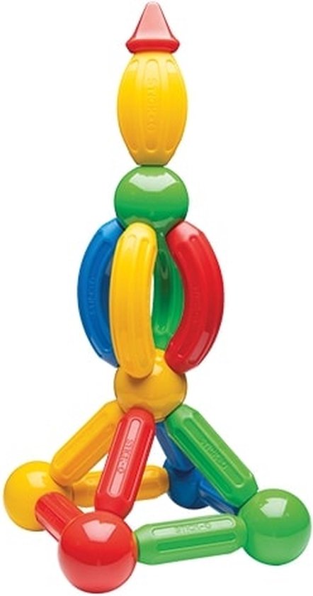 Stick-O Basic Set - Magnetisch Bouwspeelgoed - 30-delig - Montessori Speelgoed - vanaf 18 maanden
