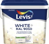 Levis Muurverf - White+ - Mat - Ral 9010 - 5L