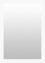 Spiegel Mat Wit 62x102 cm – Nina – Spiegel Wit – Muur Spiegel Wit – Grote Witte Spiegel – Perfecthomeshop