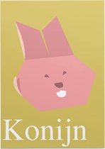 Poster Klein konijn (Forex) - 90 x 120 cm