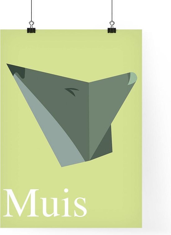 Poster Kleine muis (Posterpapier) - 29.7 x 42 cm (A3) | bol.com