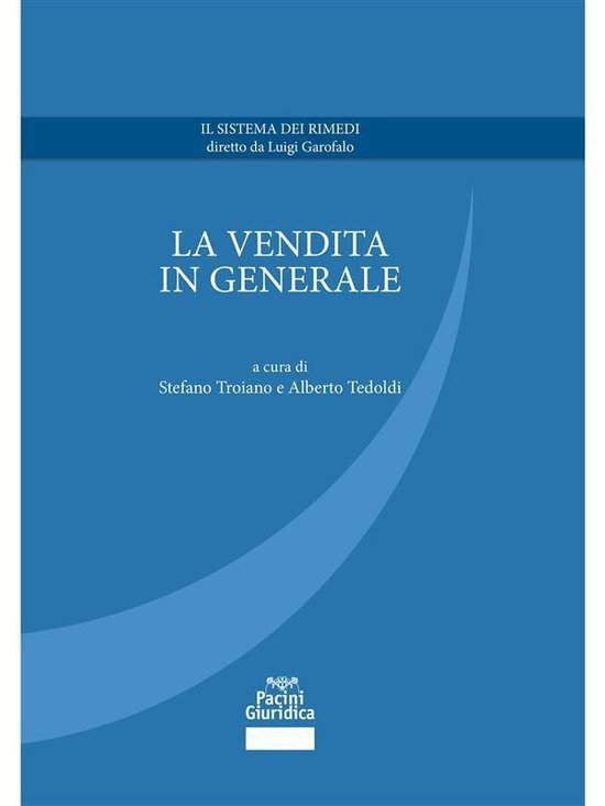 Diritto - La vendita in generale - cover