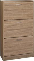 Design schoenenkast met 3 lades  sonoma