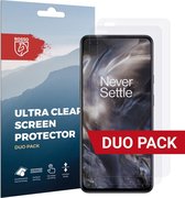 Rosso Screen Protector Ultra Clear Duo Pack Geschikt voor OnePlus Nord | Folie | 2 Stuks