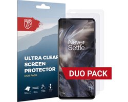 Rosso Screen Protector Ultra Clear Duo Pack Geschikt voor OnePlus Nord | Folie | 2 Stuks