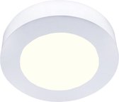 LED Downlight Slim Pro - Aigi Strilo - Opbouw Rond 6W - Natuurlijk Wit 4000K - Mat Wit - Kunststof - BSE