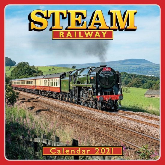 Steam Railway Calendar 2021, CAROUSEL CALENDARS 9781529808384