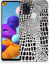 Beschermhoesje Geschikt voor Samsung Galaxy A21s Smartphone hoesje Slangenprint