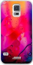 Samsung Galaxy S5 Hoesje Transparant TPU Case - Colour Bokeh #ffffff
